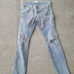 Current/Elliott The Moto ankle skinny